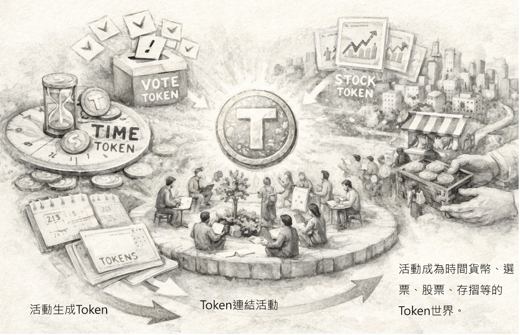 活動Token如何變成一種貨幣